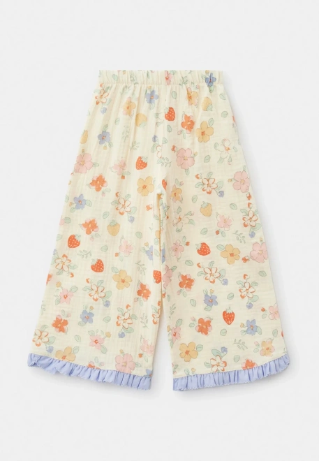 Пижама Йоджи из муслина в молочном цвете