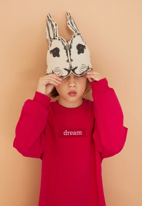 Платье длинное свободного кроя из мягчайшего футера с небольшим начесом