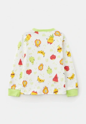 Пижама из хлопка с принтом фрукты