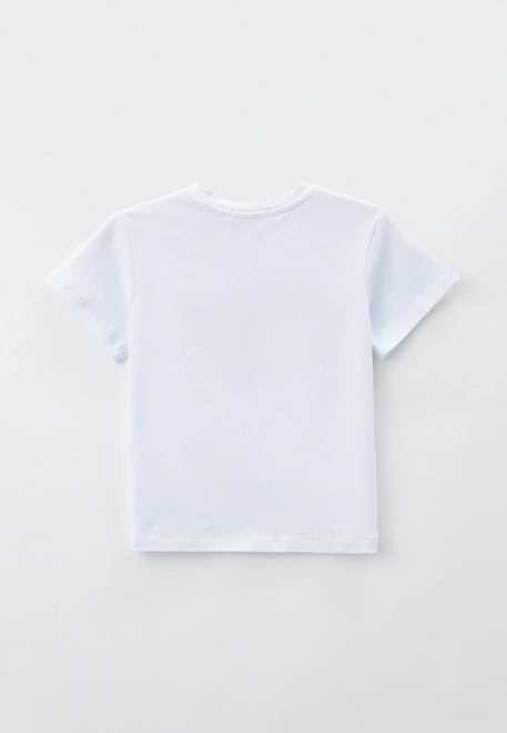 Футболка белая с принтом на мальчика Футболка белая с принтом на мальчика