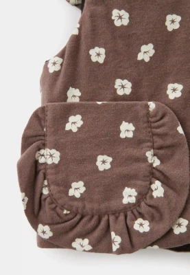 Жилет Майли из теплого хлопка коричневого цвета Жилет Майли из теплого хлопка коричневого цвета