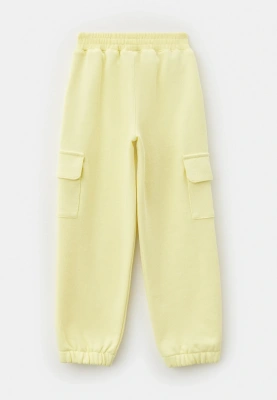 Брюки Клейтон из трехнитки в лимонном цвете Брюки Клейтон из трехнитки в лимонном цвете