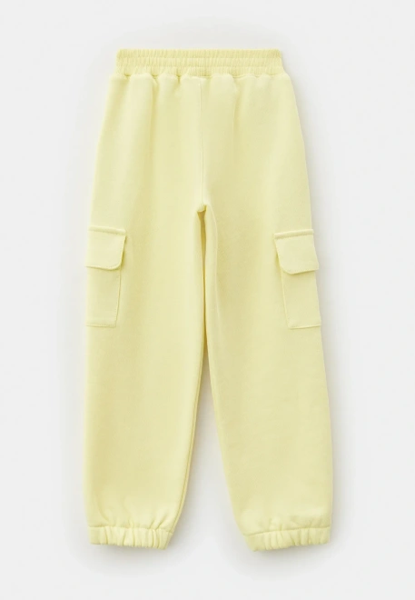 Брюки Клейтон из трехнитки в лимонном цвете