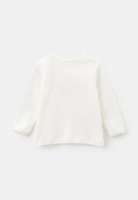 Лонгслив Мэйсон для малышей в молочном цвете