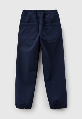 Брюки из влагозащитного материала софтшелл с резинками по низу брючин