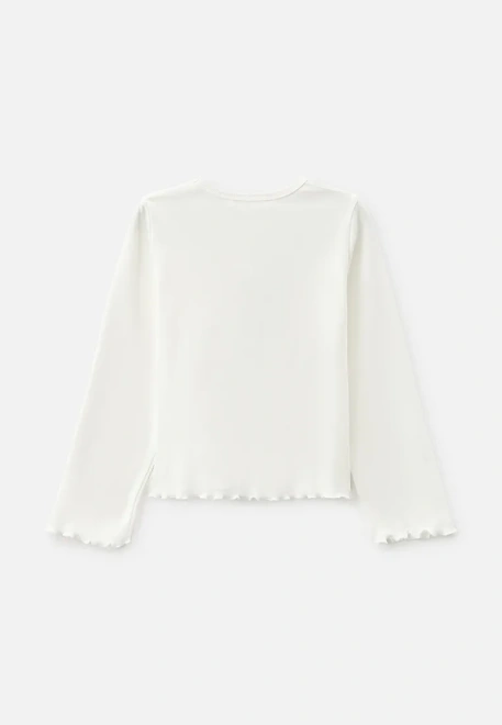 Пижама с принтом для девочек в зеленом цвете