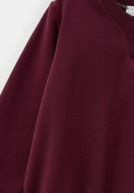 Свитшот бордового цвета