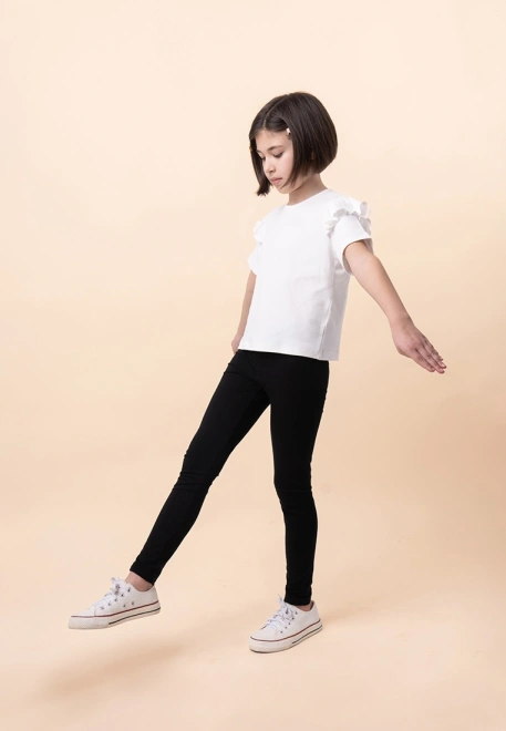 Леггинсы базовые  в черном цвете