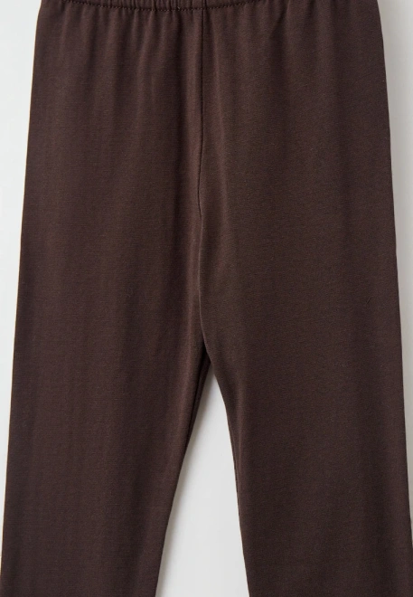 Леггинсы базовые в коричневом цвете