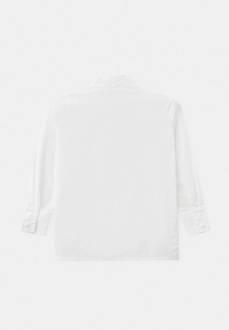 Рубашка Тристан из сорочечной ткани в белом цвете для мальчиков Рубашка Тристан из сорочечной ткани в белом цвете для мальчиков