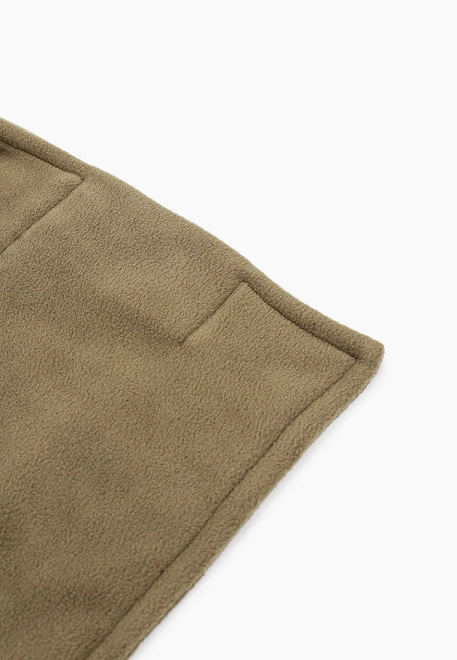 Шарф из флиса с карманом