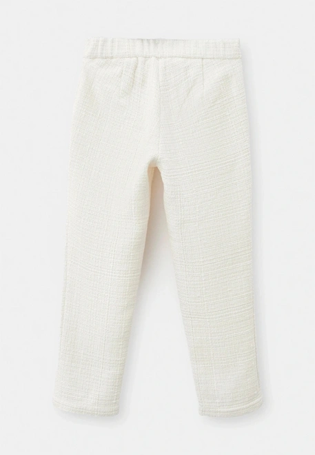 Костюм Хару из букле в белом цвете