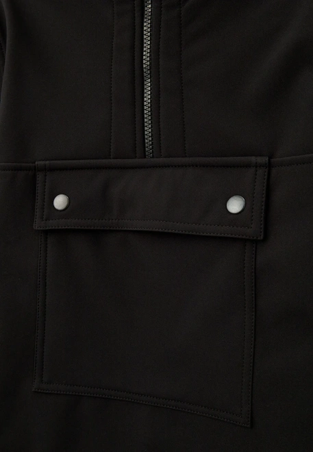 Анорак из ветрозащитного и влагоустойчивого материала софтшелл