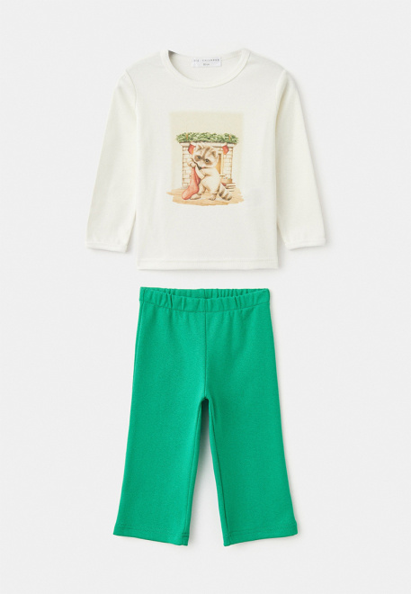 Комплект из лонгслива и брюк