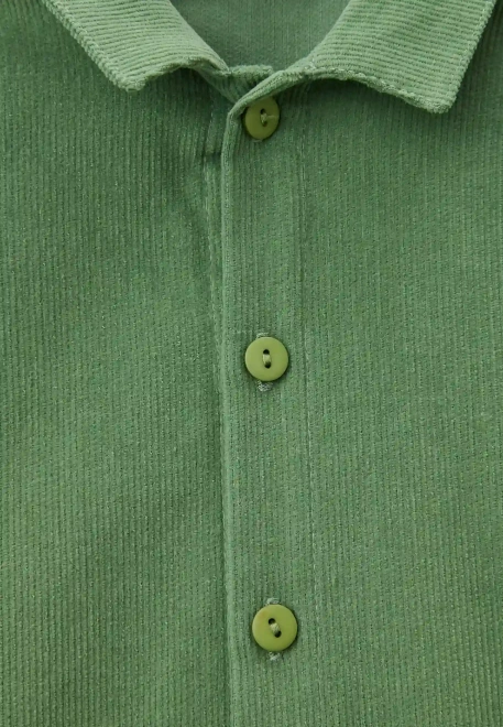 Рубашка Тревис из вельвета  в зеленом цвете Рубашка Тревис из вельвета  в зеленом цвете