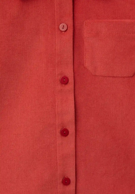 Рубашка Денди с фигурным низом из микровельвета