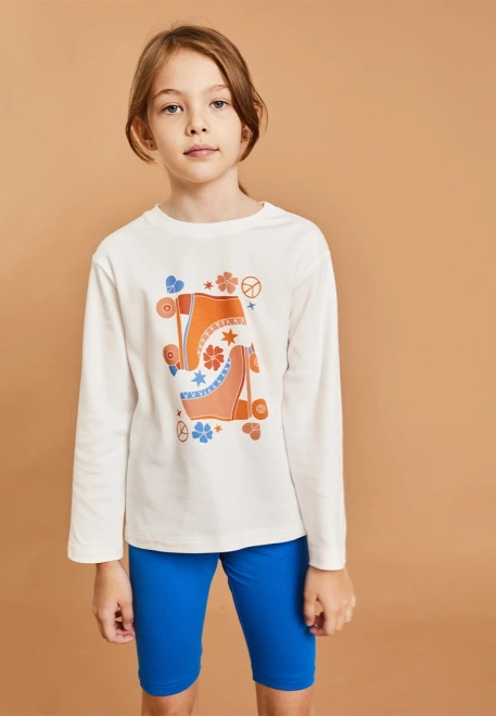 Велосипедки в цвете синий электрик