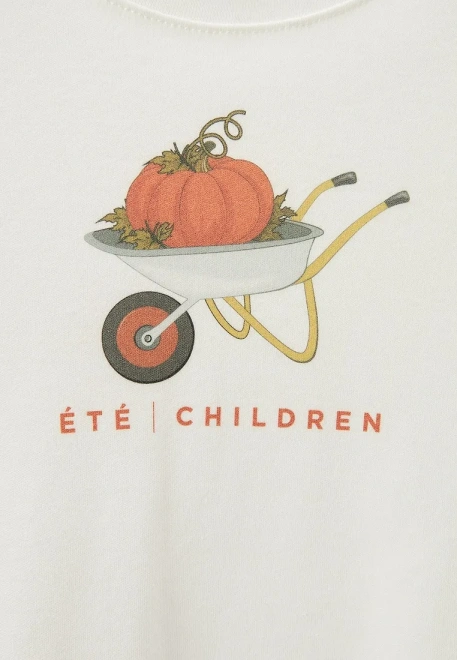 Пижама с принтом в оранжевом цвете для мальчиков