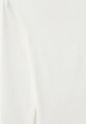 Водолазка прямого кроя их трикотажной ткани молочного цвета 