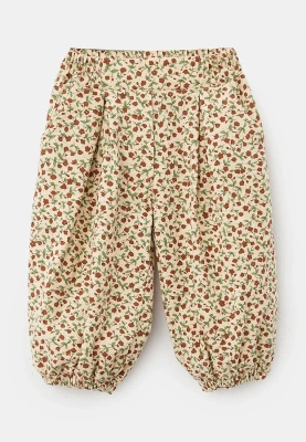 Костюм из теплого хлопка бежевого цвета