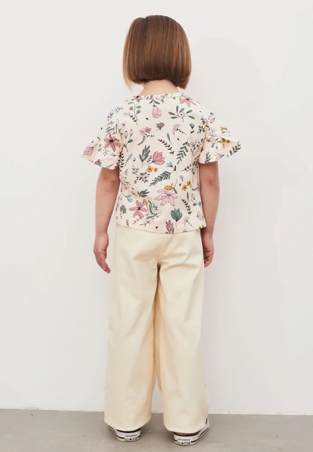 Брюки светло-бежевые из котона Брюки светло-бежевые из котона