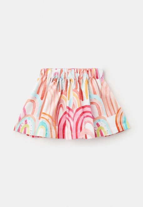 Юбка Агнесс из двунитки в розовом цвете