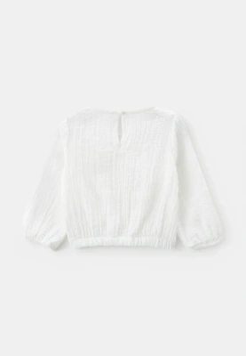 Блузка белая из муслина