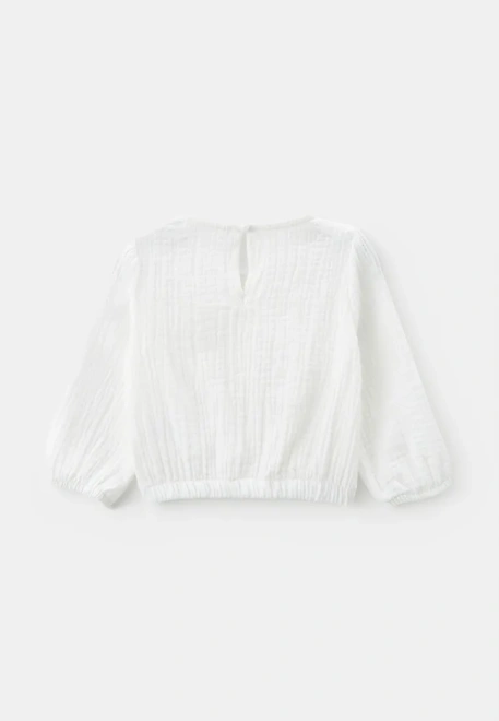 Блузка белая из муслина