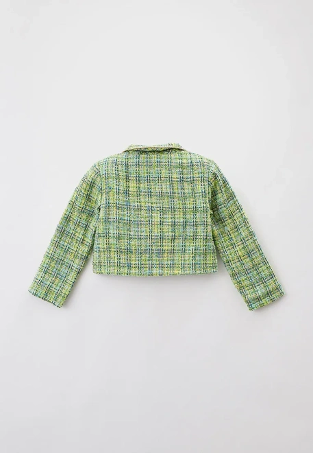 Жакет укороченный из твида 