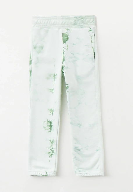 Костюм спортивный из плотного футера с принтом в стиле тай-дай