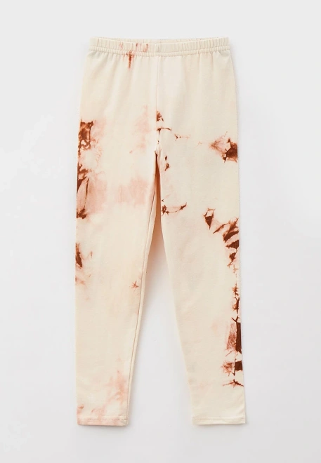 Леггинсы полной длины с принтом в стиле тай-дай