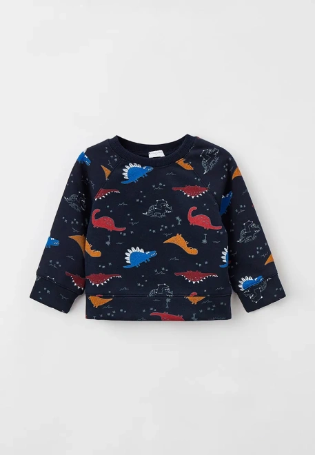 Свитшот из футера с небольшим утеплителем