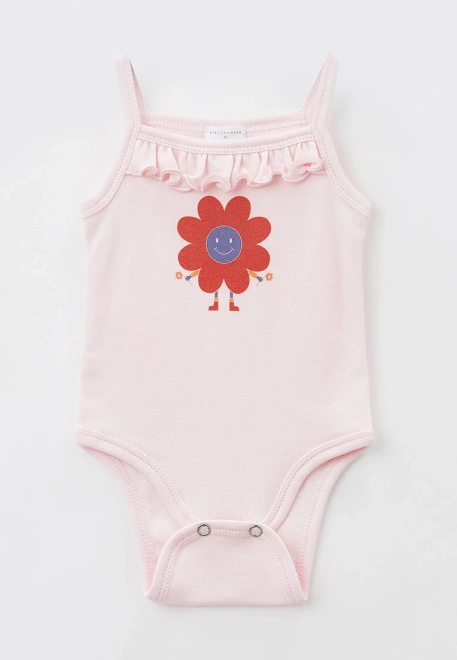 Боди пастельно-розового цвета
