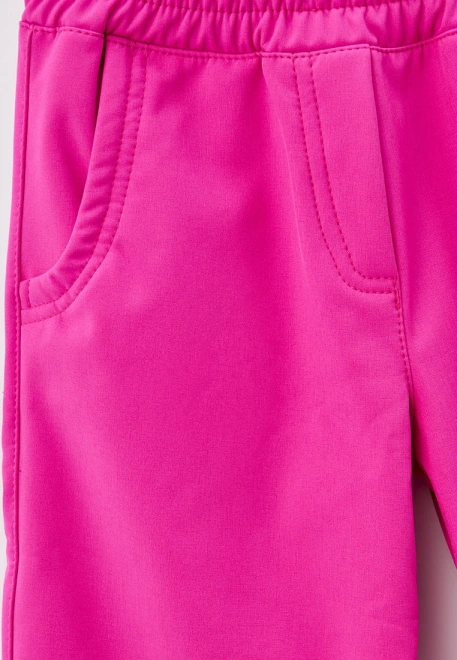 Брюки из влагозащитной ткани в цвете фуксия 