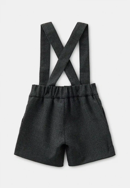 Шорты Бекер из костюмной ткани для малышей в сером цвете