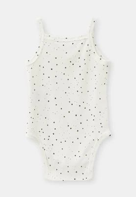 Боди молочного цвета с принтом