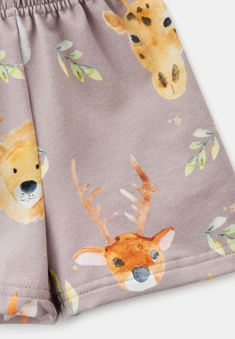 Комплект футболка с шортиками с животными