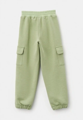 Брюки Клейтон из трехнитки в оливковом цвете