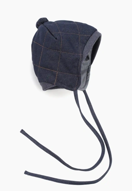 Шапка Теренс в темно-синем цвете