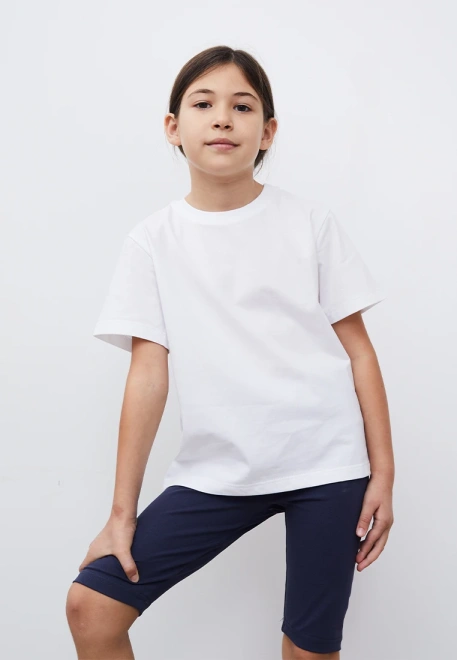 Велосипедки темно-синего цвета на резинке