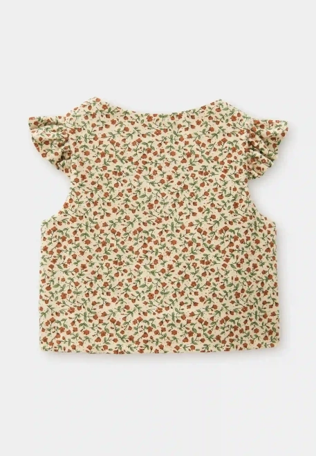 Жилет Майли из теплого хлопка в бежевом цвете Жилет Майли из теплого хлопка в бежевом цвете